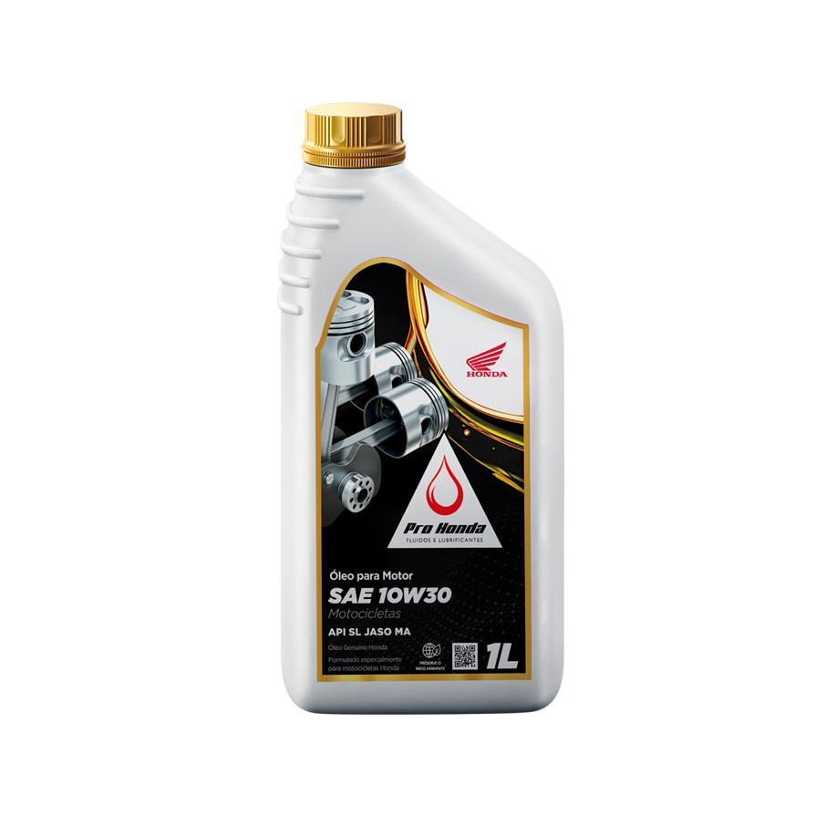 Óleo Genuíno Honda 4t Sae 10w30 Api Sj Semi Sintético 1 litro Cg Titan ...