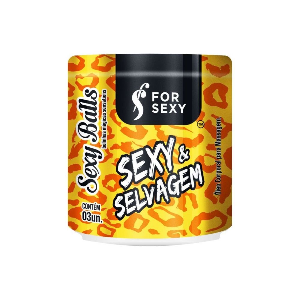 BOLINHAS DO SEXO FUNCIONAIS FORSEXY SEXY & SELVAGEM | Shopee Brasil