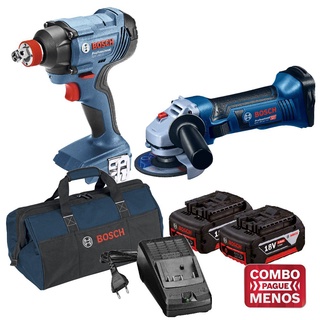 Chave Imp GDX 180LI e Esmerilhadeira GWS 18-125VLI a bat 18V