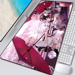 YENDOSTEEN Tapete de mouse para jogos de borracha antiderrapante, bagas  framboesa flores frutas sobremesa mousepad para jogos 260*210*3 mm