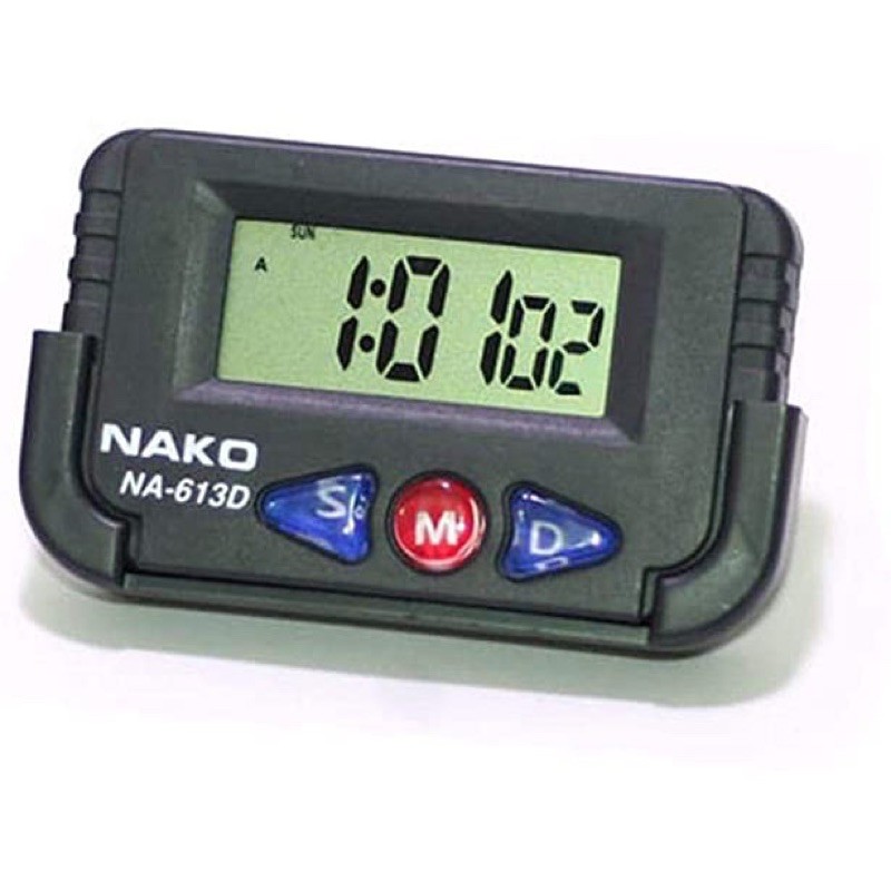 Relógio Digital Cronômetro Despertador De Carro E Mesa