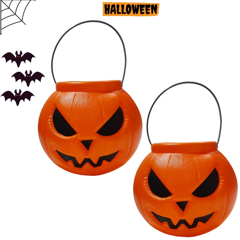Kit 2 Cabeça de Abóbora Jack´O Lantern Halloween Eventos | Shopee