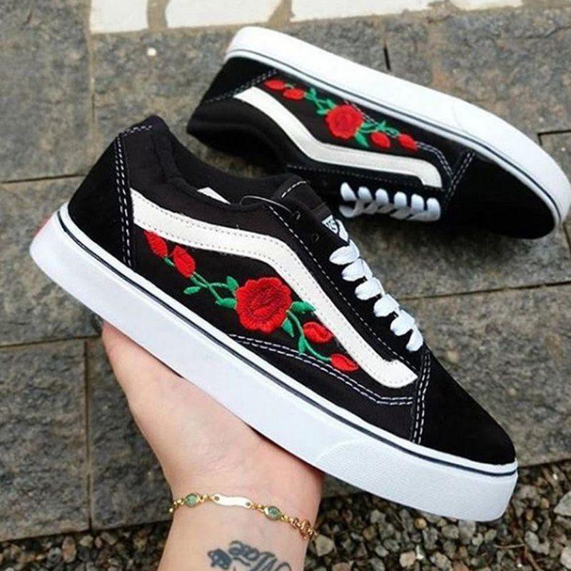 Vans floral masculino sale