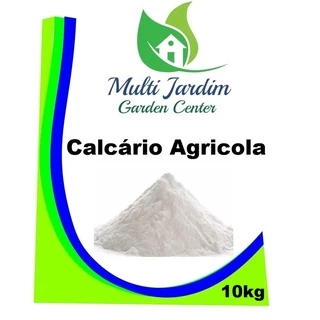 10kg Calcário Agrícola Pó Corretor De Solo Adubo Fertilizante Calcario