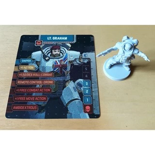 Zombicide Invader / Dark Side Ks Survivor: Lt Graham