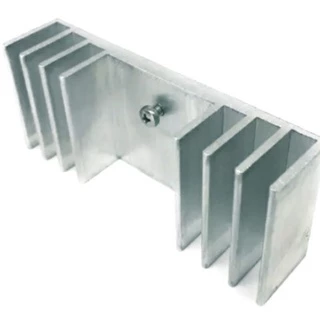 Dissipador De Calor Alumínio Para To-220ab, Top 3, Transistor Mosfet