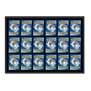 Quadro Expositor Porta 18 Cartas Pokemon Cards Gx Vmax Vstar