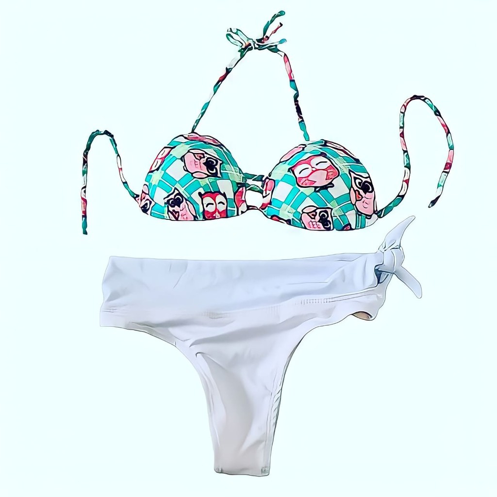 Biquíni Cintura Alta Tendência Oferta Imperdível Disfarça Barriga ...
