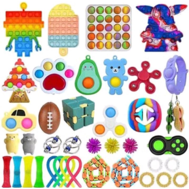 Natal Fidget Toy descompressão brinquedos Electronic Kids Puzzle