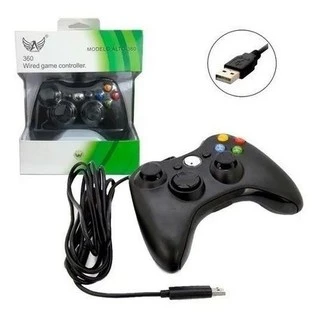 controle vídeo game Xbox 360 com fio