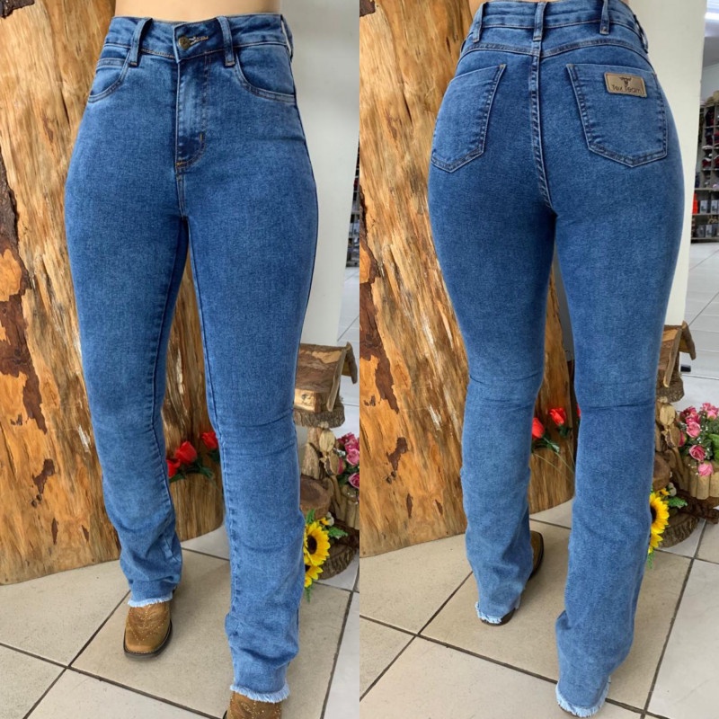 Calça Modeladora Canelado Premium 3D Feminina com Sinto Blogueira