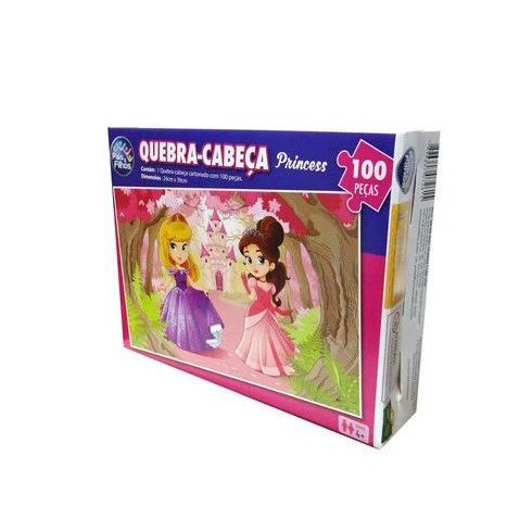 Quebra-Cabeça Princesas 150 Peças Pais&Filhos - 1 Caixa - Jandaia