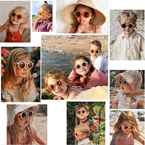 Imagem do produto &Oacute;culos de Sol Infantil Kids Retr&ocirc; UV400 menino menina unissex Redondo 3