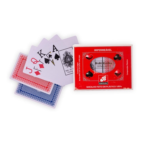 Baralho Black Detalhes Vermelho Poker Truco Mágica 54 Cartas : :  Brinquedos e Jogos