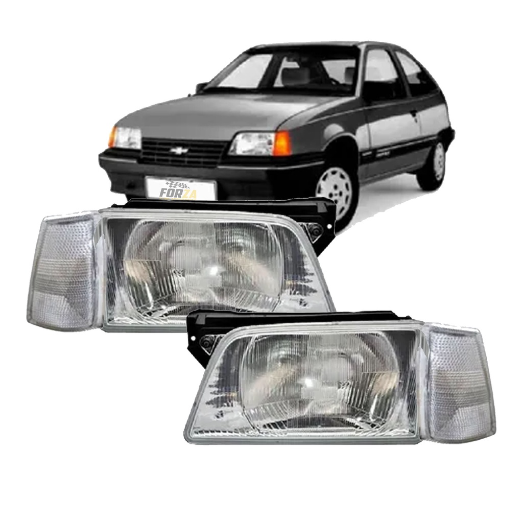 Farol Kadett 1989 1990 1991 1992 1993 1994 1995 1996 1997 1998 Vidro E ...