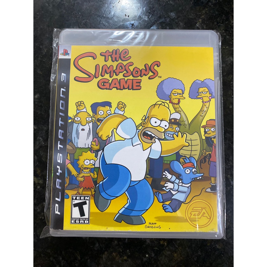 The Simpsons Game PS3 - Mídia Física - JOGO RARO