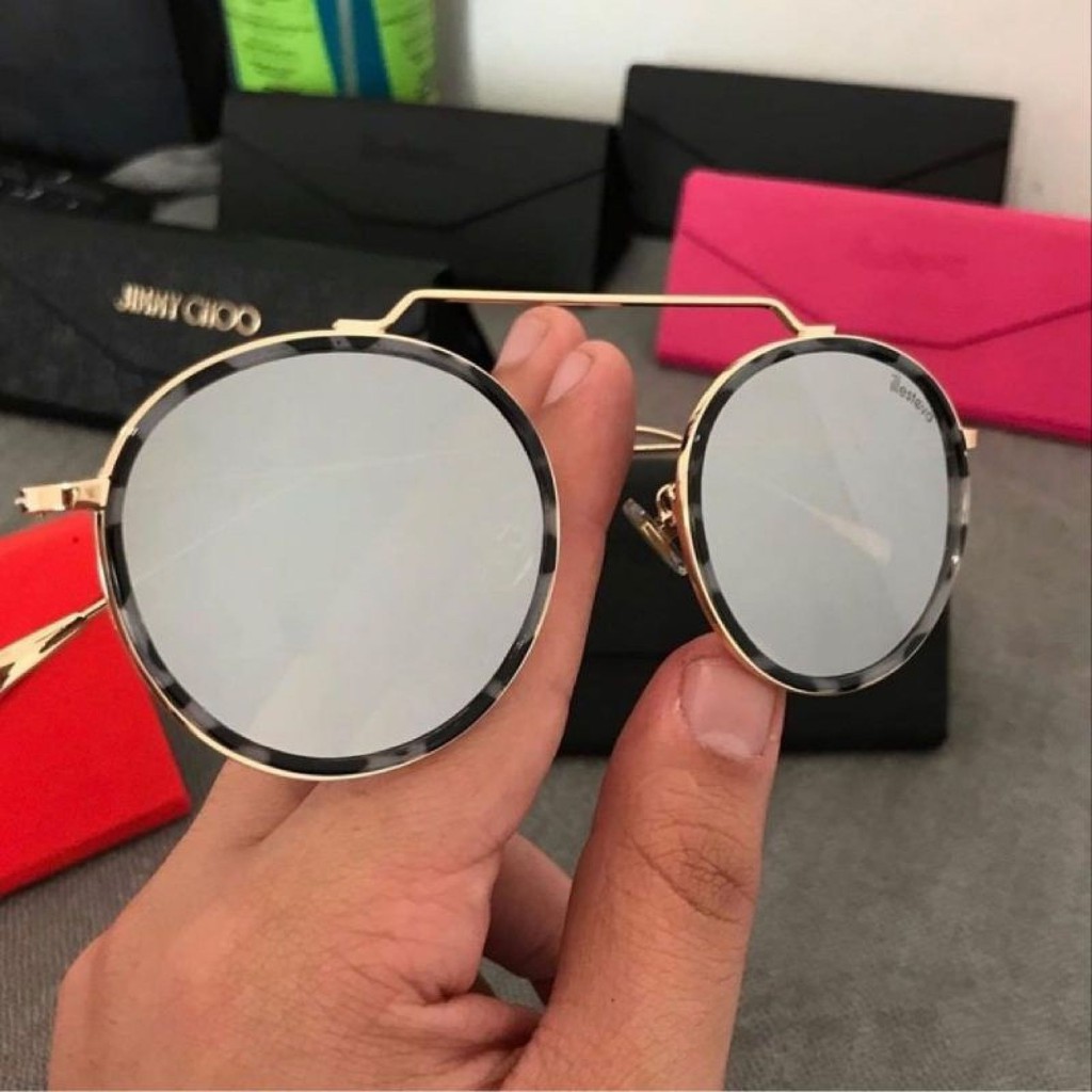 Óculos de Vilão Mandrake Preto Lente Prata – Estilo Gringo