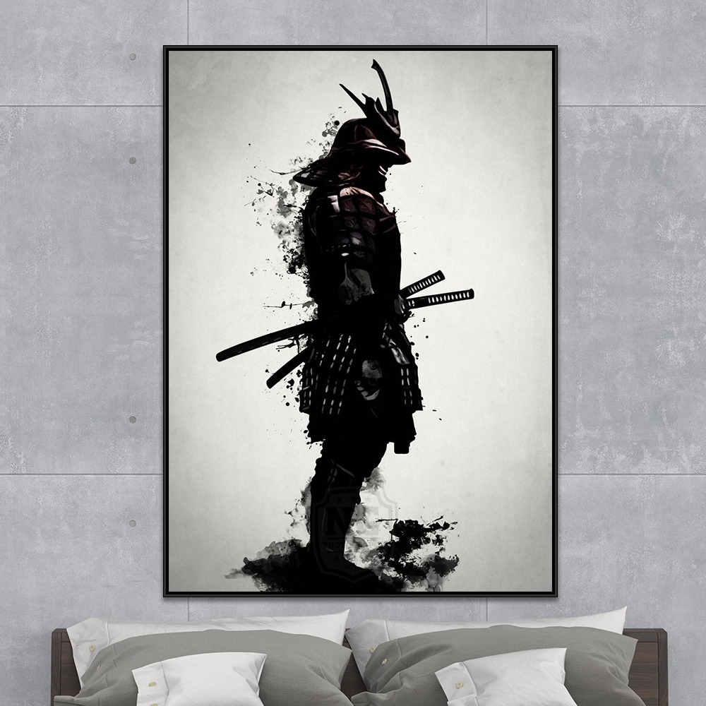Quadro decorativo 20x30 Samurai japonês