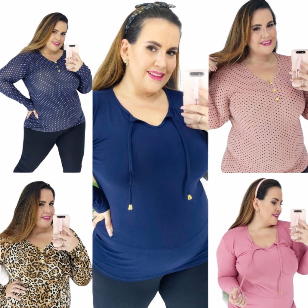 GESMODAS Blusa Feminina Plus Size Blusinha Verão Promoção