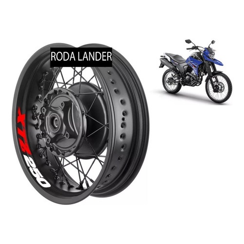 Adesivo Premium Interno Roda Yamaha Xtz Xtz Lander X Shopee Brasil