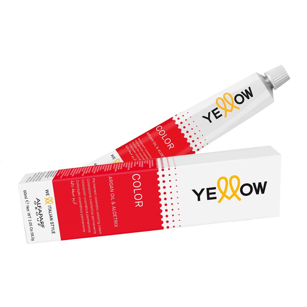 Coloração Yellow Color 6.3 Louro Escuro Dourado - 60ml | Shopee Brasil