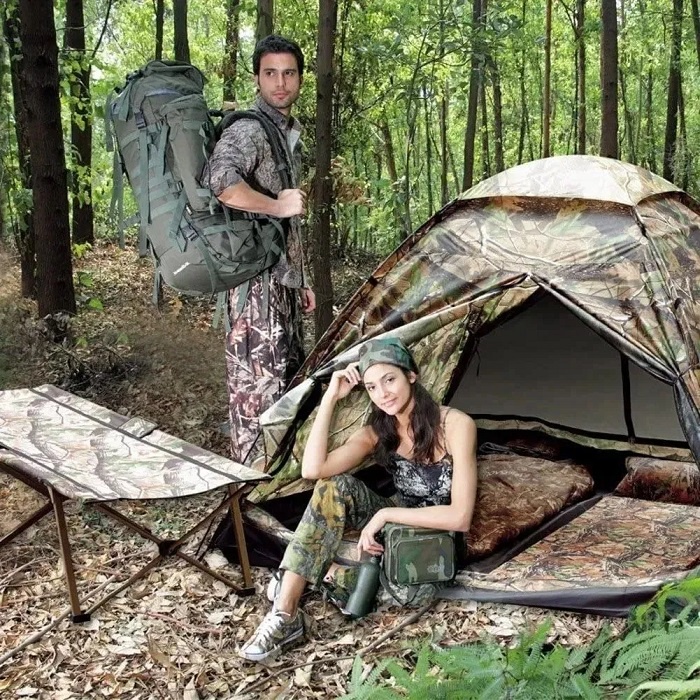 Barraca Camping Iglu 4 Pessoas 2,00x2,00x1,35m 4 Cores Army FLORESTA