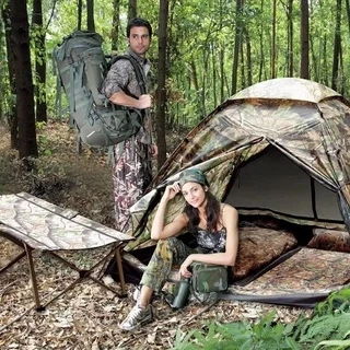Barraca Camping Iglu 4 Pessoas 2,00x2,00x1,35m 4 Cores Army FLORESTA