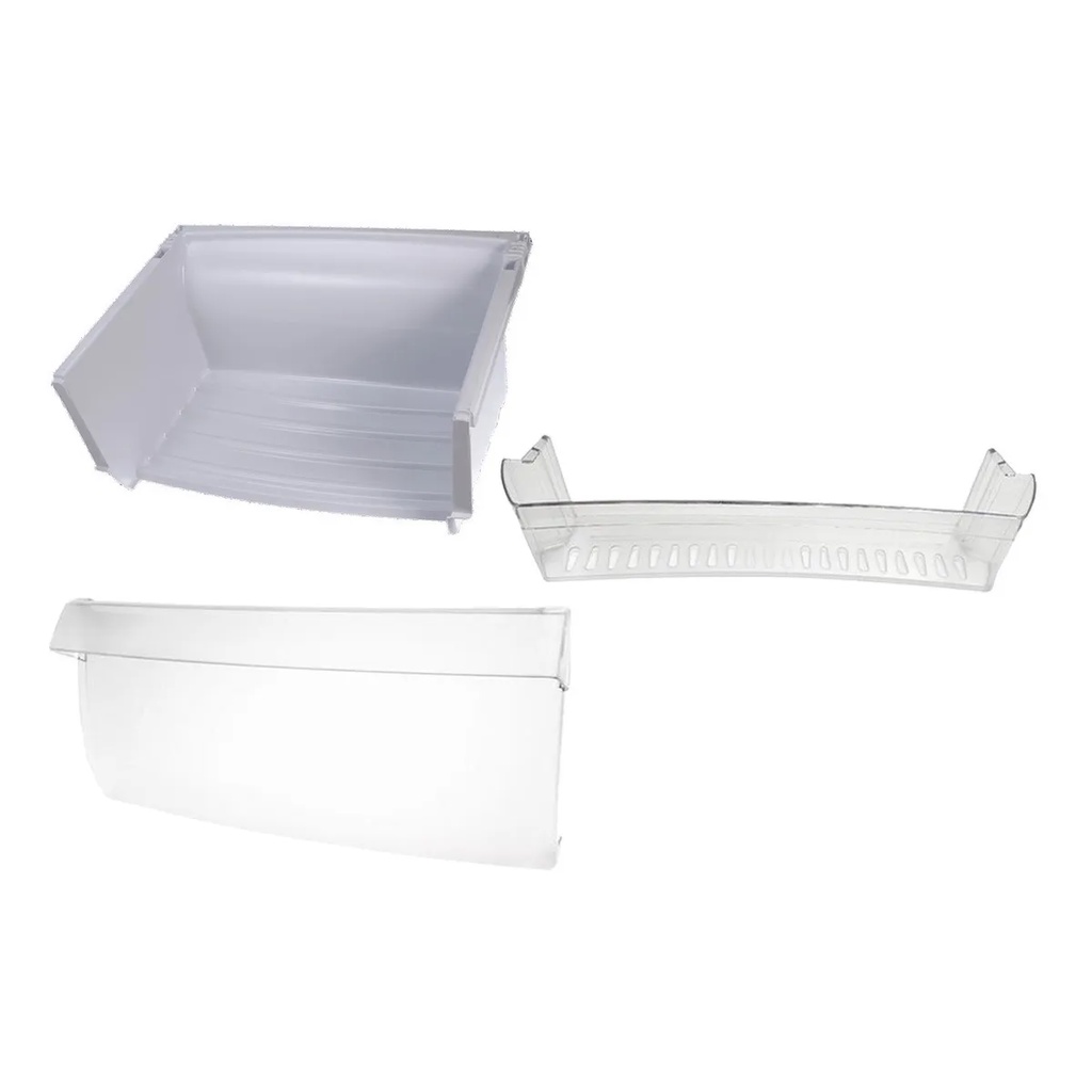 Kit 3 Peças Da Geladeira Brastemp Brm39e Brm42e Original K00198