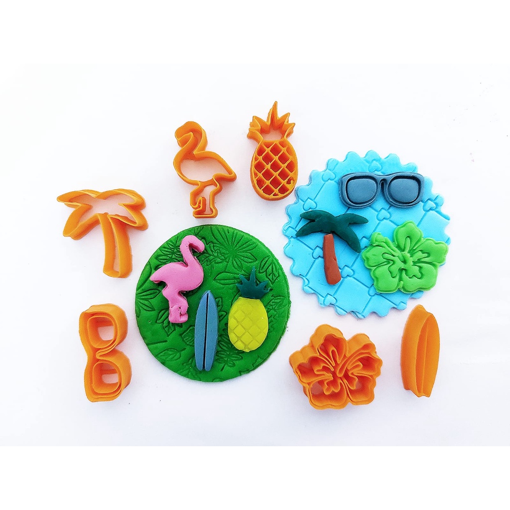 Kit Cortador Tardezinha Tropical 6 Modelos Docinho Confeitar