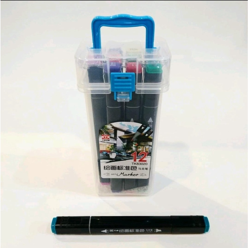 Caneta Marcador Artístico Art Marker TK83020 Marker Dual Cartoon