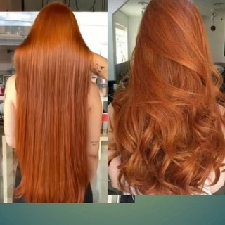 Aplique Ruivo Acobreado Orgânico 60cm Fio ou Tic Tac premium