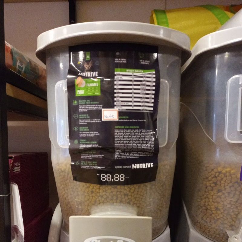nutriv gatos filhotes sabor frango e arroz granel 1 kg | Shopee Brasil