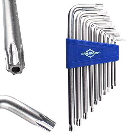 Jogo de Chaves Torx Longa Brasfort 10 peças JS | Shopee Brasil
