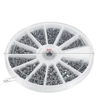Parafusos Relógios Óculos M1 M1.2 M1.4 M1 600pçs Aço Inox