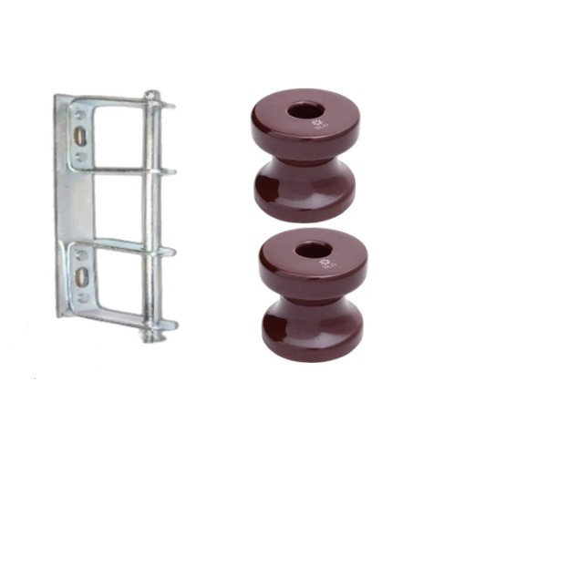 Rex Duplo + Roldanas Para Postes - Residências - Lojas