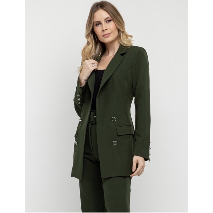 Blazer store militar feminino