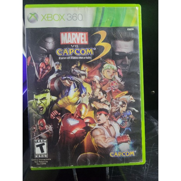 JOGO MARVEL VS CAPCOM 3 FATE OF TWO WORLDS XBOX 360 USADO