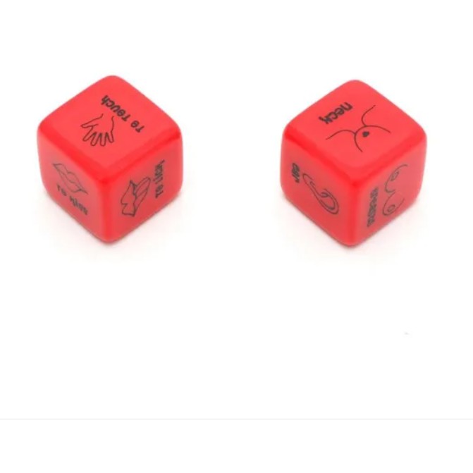 Dados 2 Pcs Um Conjunto Humor Amor Jogo Sexy Romance Adul