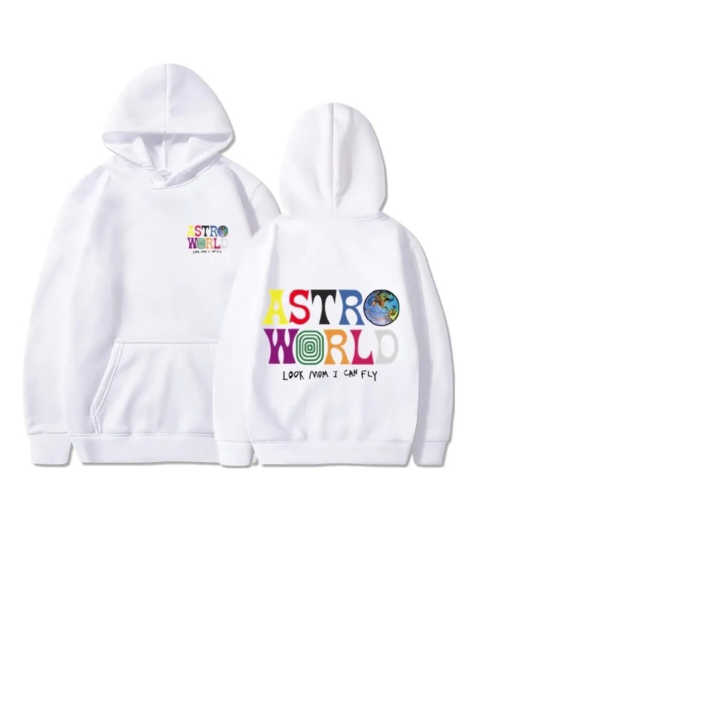 Moletom Blusa De Frio Unissex Astro World Travis Scott Look Mom I Can Fly