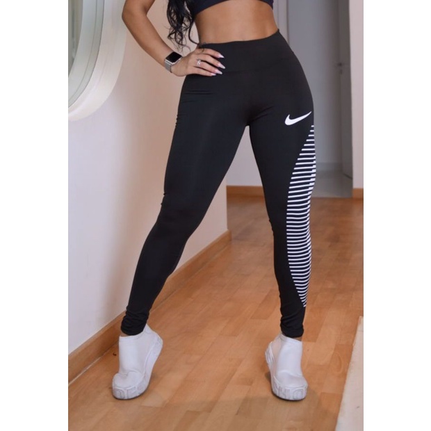 Calça Legging Fitness Feminina Premium Cintura Alta Estampada Grossa Dia-a-Dia