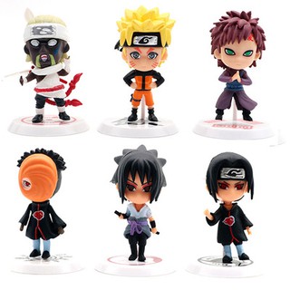 Em promoção! Naruto Figuras De Anime 6pcs/set Uchiha Itachi Uchiha Hinata,  Sasuke Uchiha Obito, Kakashi Sakura Q Versão Do Modelo Figma Brinquedos,  Bonecas De Criança Presentes