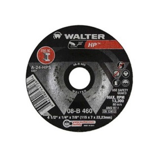 Disco De Desbaste Hp 08b460 4.1/2 X 1/4 X 7/8 - Walter