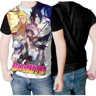 Camiseta Naruto Boruto Tshirt Infantil Adulto Anime
