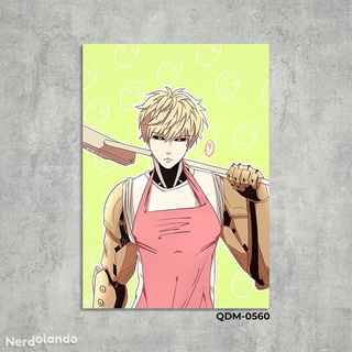 Quadros decorativo anime one punch man capítulo 166 mdf