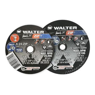 Disco De Corte 3 X 1/16 X 3/8 Zip Cut 11l313 - Walter