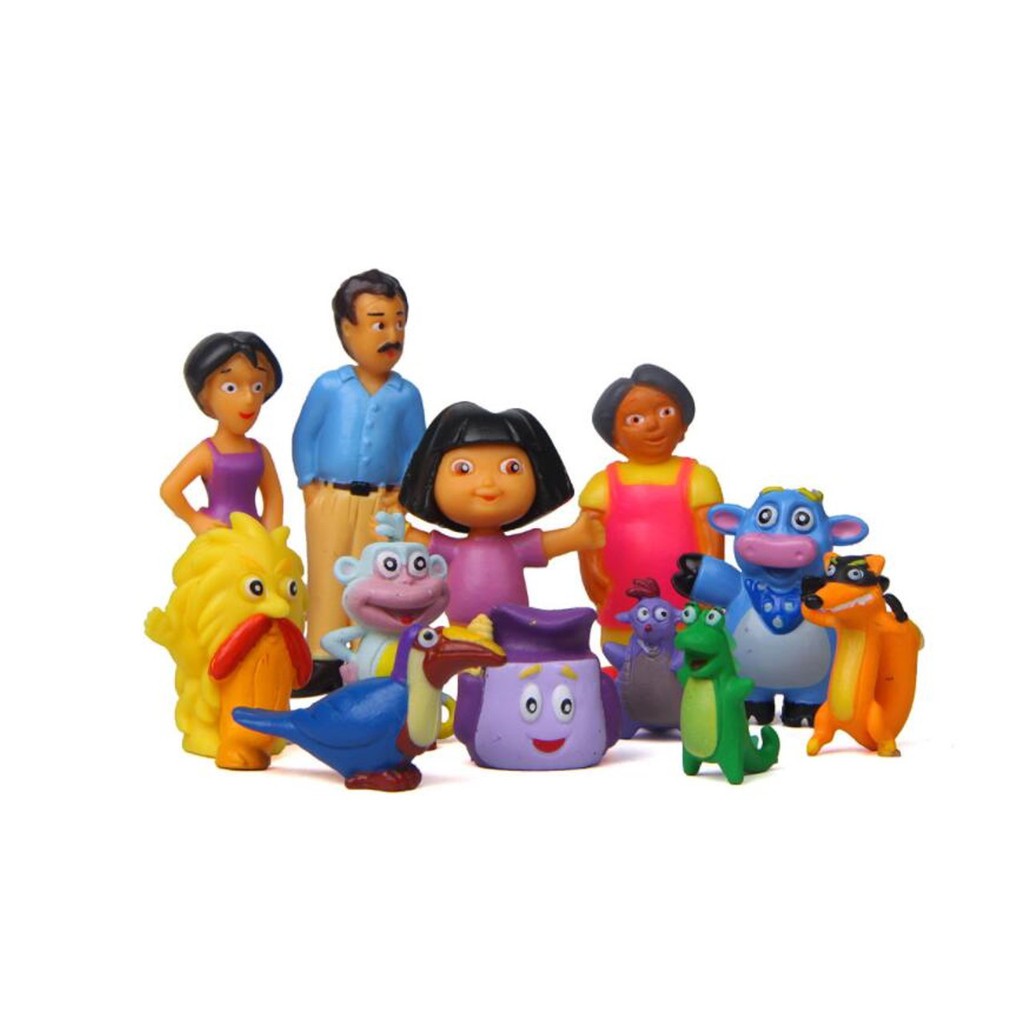 Dora Aventureira Miniatura Kit 12 Personagens Pronta Entrega