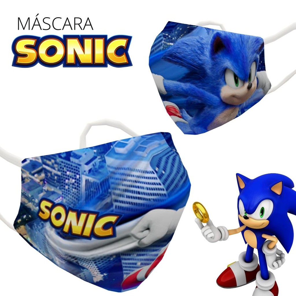 Mascara Sonic Infantil