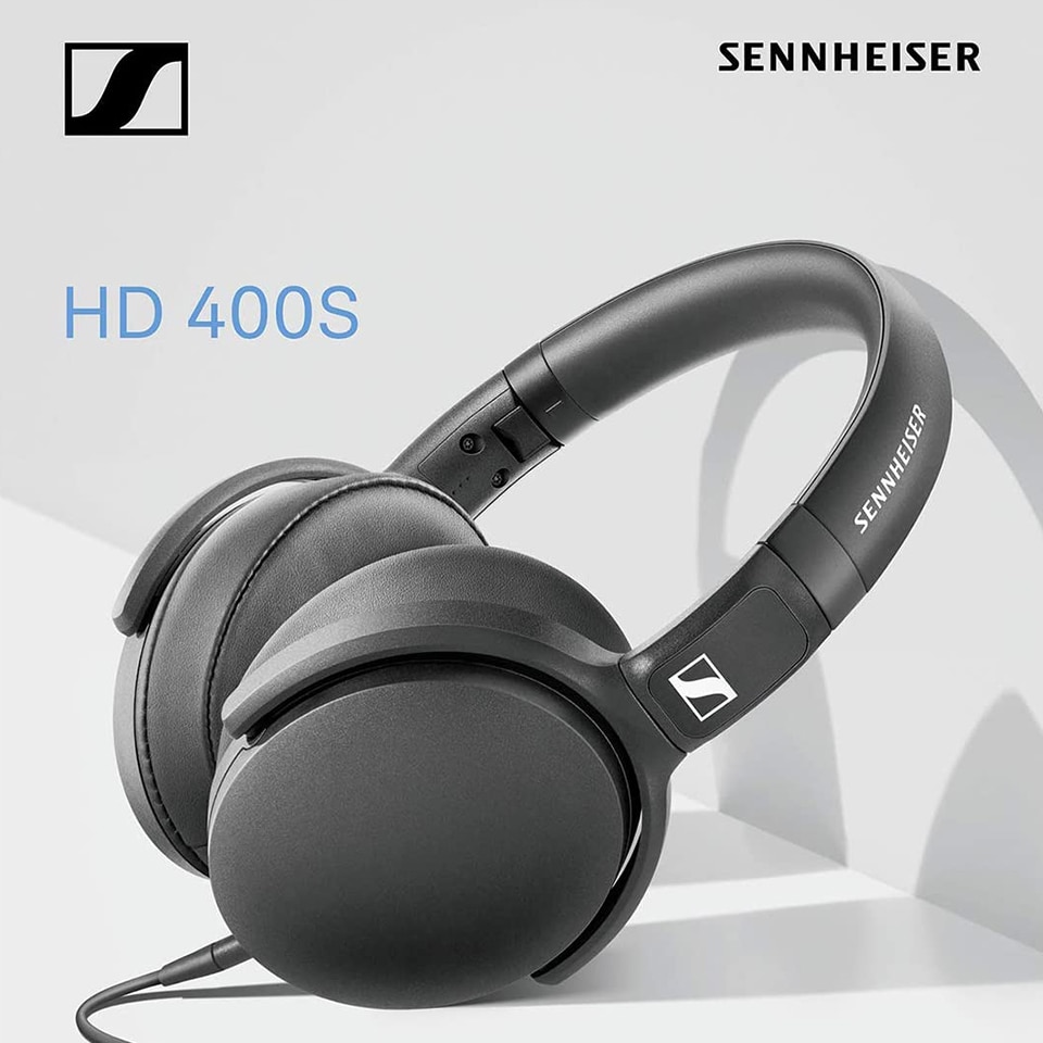 Sennheiser Hd 400s Fones De Ouvido Isolamento De Ruído Dobrável ...