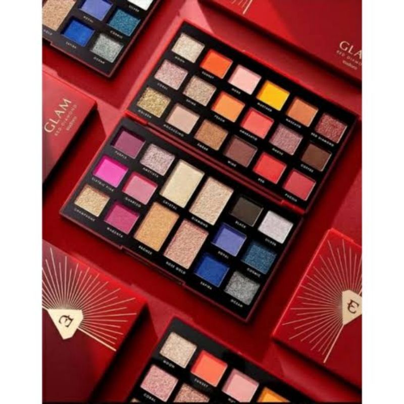 Eudora Glam Palette Multifuncional Red Diamond - Paleta de Maquiagem ...
