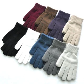 Luvas De Inverno De Lã Para Senhoras 8 Cores
